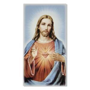 Obrazek Jezus Otwarte Serce 9x18 cm