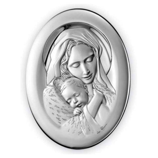 Obrazek Matka Boska 22x30 cm srebro 925